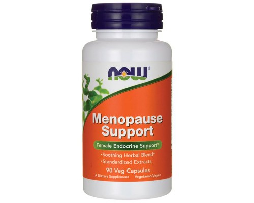 Трави Now Foods Менопауза, Трав'яний Комплекс, Menopause Support, 90 капсул (NOW-03325)