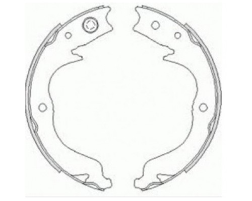 Гальмівні колодки Bosch 0 986 487 739