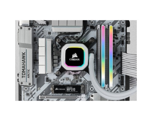 Модуль пам'яті для комп'ютера DDR4 16GB (2x8GGB) 3600 MHz Vengeance RGB Pro SL White Corsair (CMH16GX4M2D3600C18W)