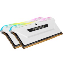 Модуль пам'яті для комп'ютера DDR4 16GB (2x8GGB) 3600 MHz Vengeance RGB Pro SL White Corsair (CMH16GX4M2D3600C18W)