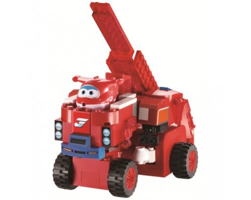Конструктор Super Wings Blocks 2-in-1 Buildable Transforming Vehicle Jett, Джетт (EU385005)
