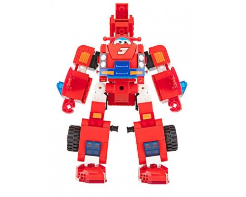 Конструктор Super Wings Blocks 2-in-1 Buildable Transforming Vehicle Jett, Джетт (EU385005)