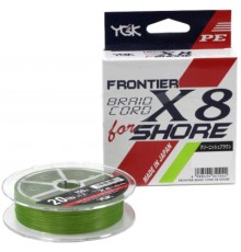 Шнур YGK_ТОВ Frontier Braid Cord X8 150m Green 1.2/0.185mm 20lb/9.0kg (5545.02.97)