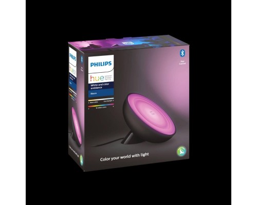 Настільна лампа Philips Hue Bloom, Color, BT, DIM, чорна (929002376001)