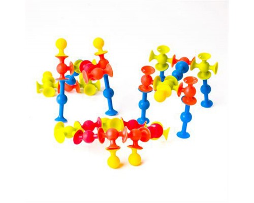 Конструктор Fat Brain Toys на міні-присосках MiniSquigz 75 шт (F107ML)