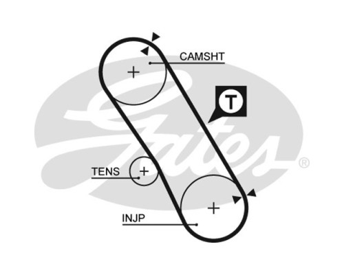 Ремінь ГРМ Gates 5061XS