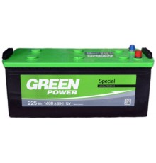 Акумулятор автомобільний GREEN POWER 225А збоку (+/-) (000022366)