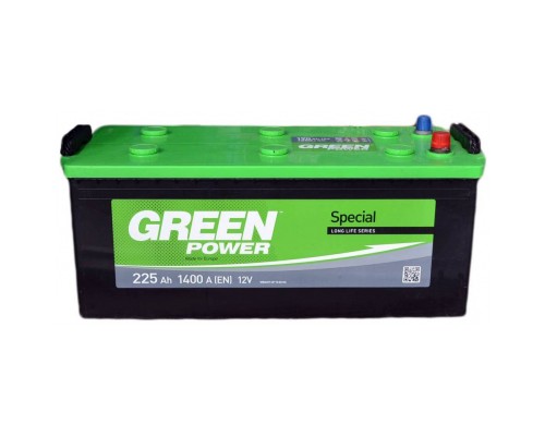 Акумулятор автомобільний GREEN POWER 225А збоку (+/-) (000022366) Акумулятор автомобільний GREEN POWER 225А збоку (+/-) (000022366)