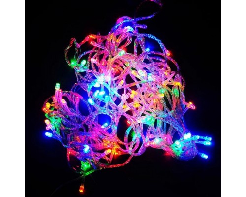 Гірлянда Novogod`ko нитка, 100 LED, Color, 5 м, мерехтіння (973765)