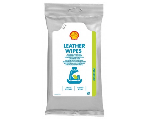 Автомобільна серветка Shell Leather Wipes (73234)