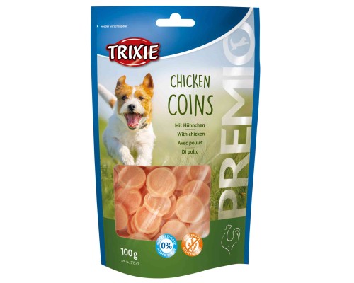 Ласощі для собак Trixie Premio Chicken Coins курка 100 г (4011905315317)