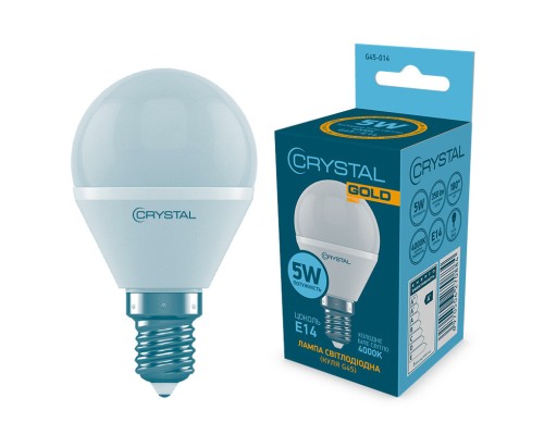Лампочка CRYSTAL G45 5W PA Е14 4000K (G45-014)