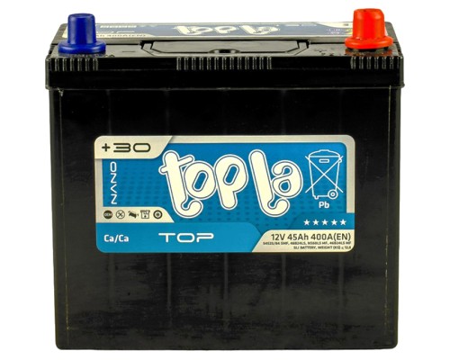 Акумулятор автомобільний Topla 45Ah/12V Top/Energy Japan Euro (118 845)