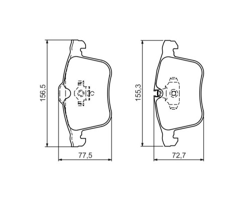 Гальмівні колодки Bosch 0 986 494 280
