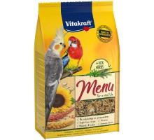Корм для птахів Vitakraft Menu для німф і великих папуг 1 кг (4008239210036)