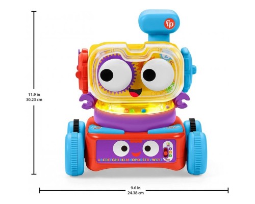 Інтерактивна іграшка Fisher-Price Робот 4-в-1(багатомовний) (HHJ42)