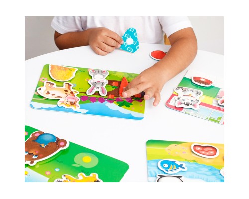 Розвиваюча іграшка Vladi Toys Гра з липучками Хто що їсть? (укр) (VT1302-27)