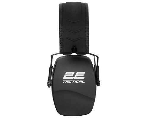 Навушники для стрільби 2E Defence NRR 25 dB пасивні Black (2E-TPE016BK)