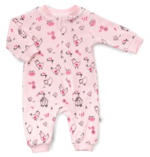 Чоловічок дитячий Tongs велюровий на блискавці (3634-56G-pink)