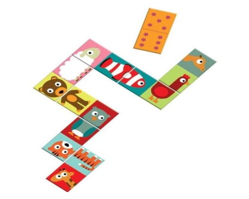 Настільна гра Djeco Дитяче доміно. Склади тварину (DJ08165)