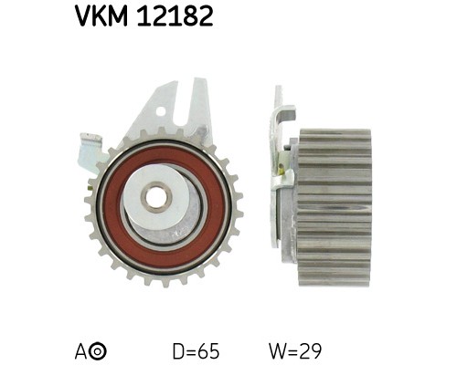 Ролик натягувача ременя SKF VKM 12182