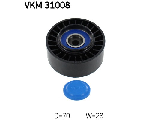 Ролик натягувача ременя SKF VKM 31008