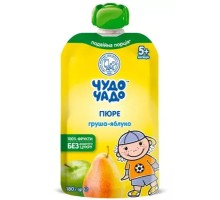 Дитяче пюре Чудо-Чадо Груша Яблоко 180 г (4820016254619)