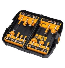 Набір фрез DeWALT діаметр хвостовика 8 мм, 12 шт. (DT90016)
