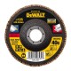 Круг зачистний DeWALT пелюстковий INOX Extreme, метал, 125x22.23 мм, G 40 мкм (DT30602)