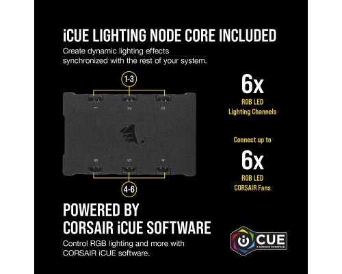 Кулер до корпусу Corsair QL Series, QL140 RGB, 140mm RGB LED Fan (CO-9050100-WW)