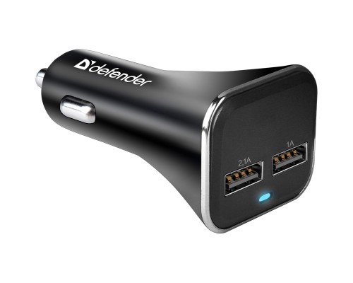 Зарядний пристрій Defender 2xUSB 15W (2xUSB-A) UCA-31 5V/3.1A (83597)