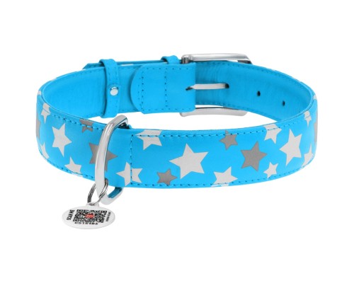 Нашийник для тварин WAUDOG Glamour з QR паспортом 