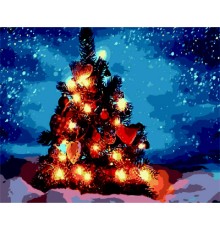 Картина по номерам ZiBi Святкова ялинка 40*50 см ART Line (ZB.64118)