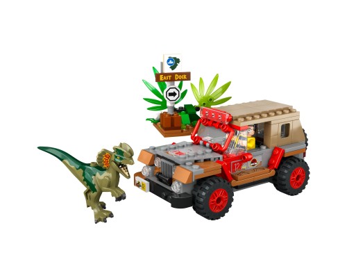 Конструктор LEGO Jurassic World Засідка дилофозавра 211 деталей (76958)
