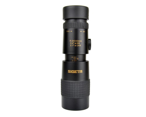 Монокуляр Sigeta Haunt 8-24x40 (штатив, смартфон-адаптер) (65421)