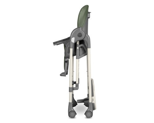 Стілець для годування Lionelo 2 в 1 Laurice Green Olive з функцією гойдалки (LO-LAURICE GREEN OLIVE)