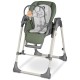Стілець для годування Lionelo 2 в 1 Laurice Green Olive з функцією гойдалки (LO-LAURICE GREEN OLIVE)
