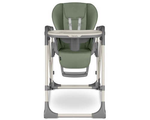 Стілець для годування Lionelo 2 в 1 Laurice Green Olive з функцією гойдалки (LO-LAURICE GREEN OLIVE)
