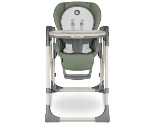 Стілець для годування Lionelo 2 в 1 Laurice Green Olive з функцією гойдалки (LO-LAURICE GREEN OLIVE)