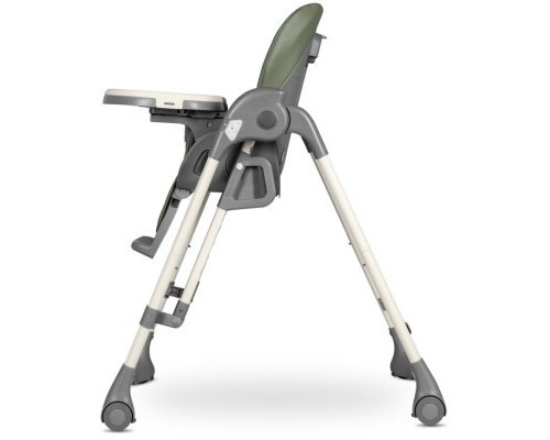 Стілець для годування Lionelo 2 в 1 Laurice Green Olive з функцією гойдалки (LO-LAURICE GREEN OLIVE)