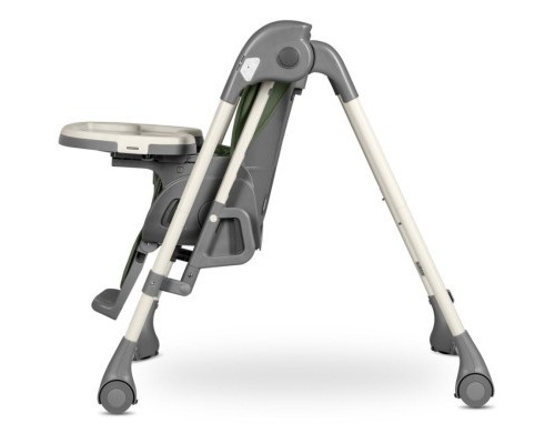 Стілець для годування Lionelo 2 в 1 Laurice Green Olive з функцією гойдалки (LO-LAURICE GREEN OLIVE)