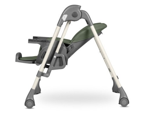 Стілець для годування Lionelo 2 в 1 Laurice Green Olive з функцією гойдалки (LO-LAURICE GREEN OLIVE)