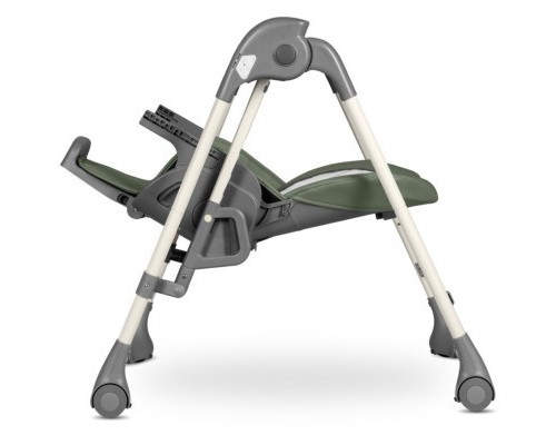 Стілець для годування Lionelo 2 в 1 Laurice Green Olive з функцією гойдалки (LO-LAURICE GREEN OLIVE)