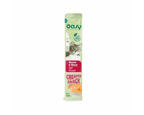 Ласощі для котів OASY Creamy Яловичина 60 г (8054329510681)