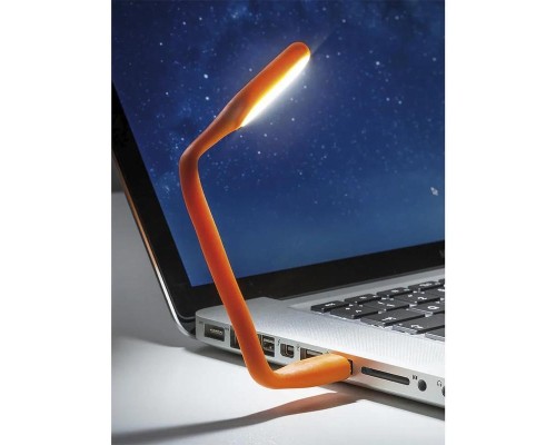 Лампа USB Optima LED, гнучка, 2 шт, помаранчевий (UL-001-OR2)