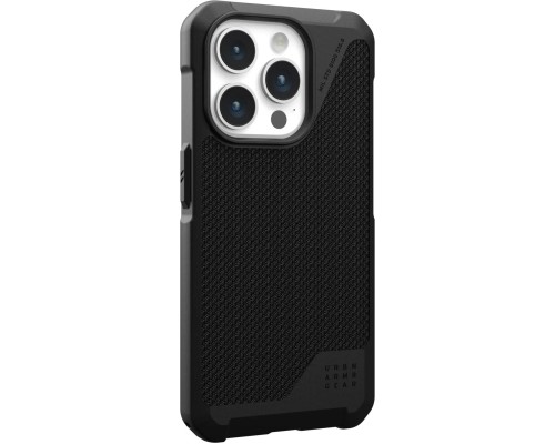 Чохол до мобільного телефона UAG Apple iPhone 15 Pro Metropolis LT Magsafe, Kevlar Black (114277113940)