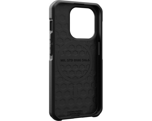 Чохол до мобільного телефона UAG Apple iPhone 15 Pro Metropolis LT Magsafe, Kevlar Black (114277113940)