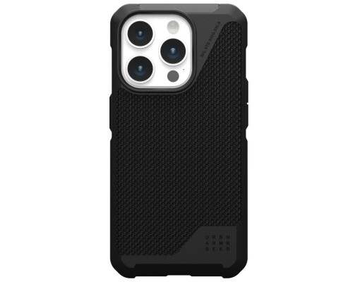 Чохол до мобільного телефона UAG Apple iPhone 15 Pro Metropolis LT Magsafe, Kevlar Black (114277113940)