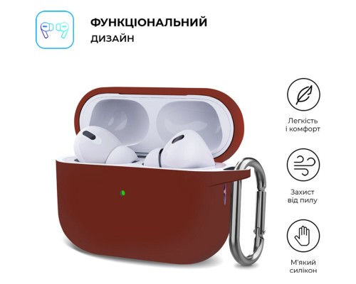 Чохол для навушників Armorstandart Hang Case для Apple AirPods Pro 2 Scarlet (ARM68599) Чохол для навушників Armorstandart Hang Case для Apple AirPods Pro 2 Scarlet (ARM68599)