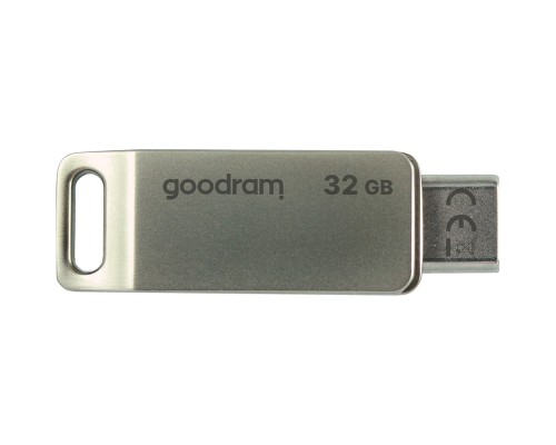 USB флеш накопичувач Goodram 32GB ODA3 Silver USB 3.0 / Type-C (ODA3-0320S0R11) 